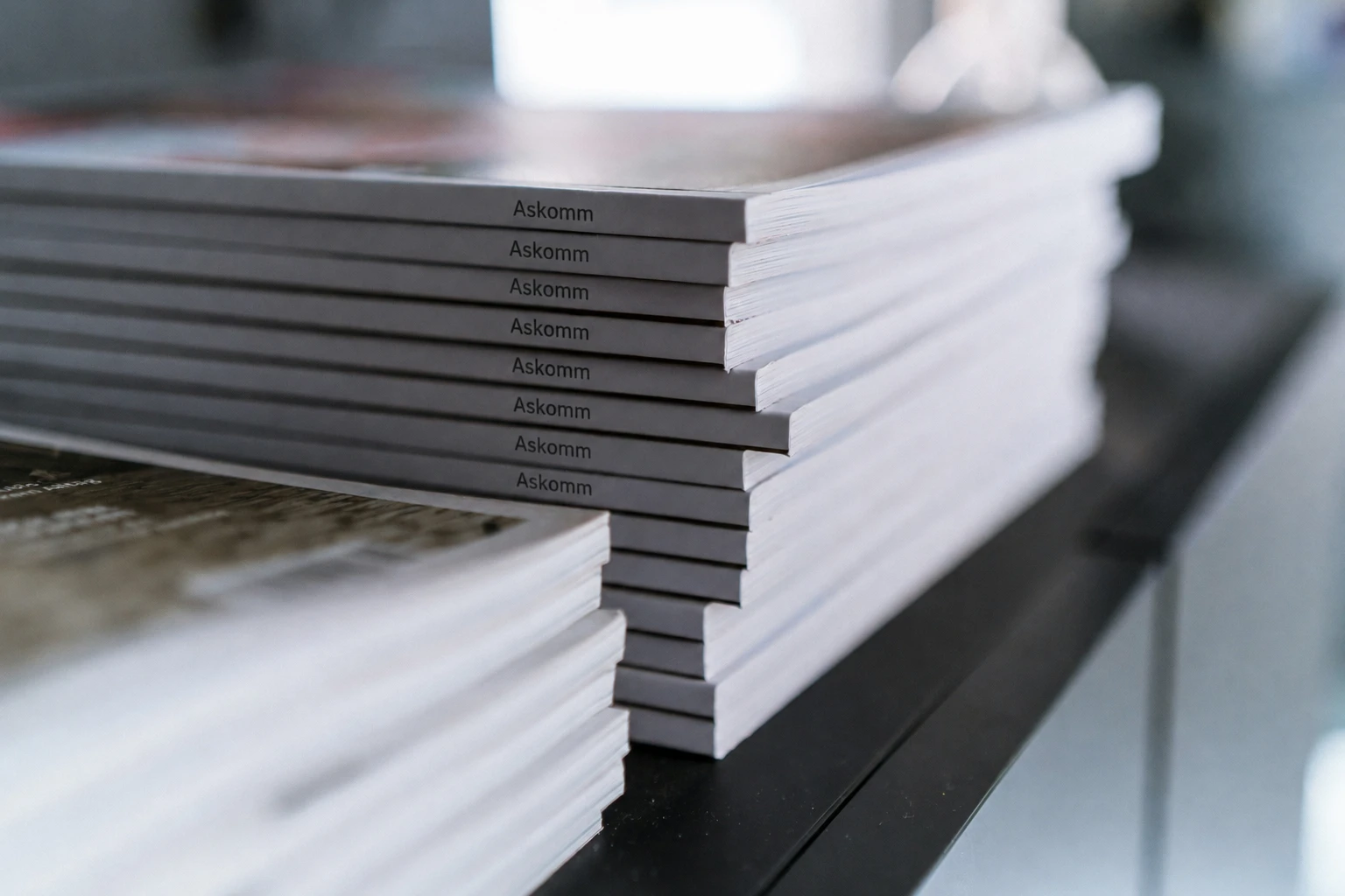 Collection de magazines imprimés édités par Askomm